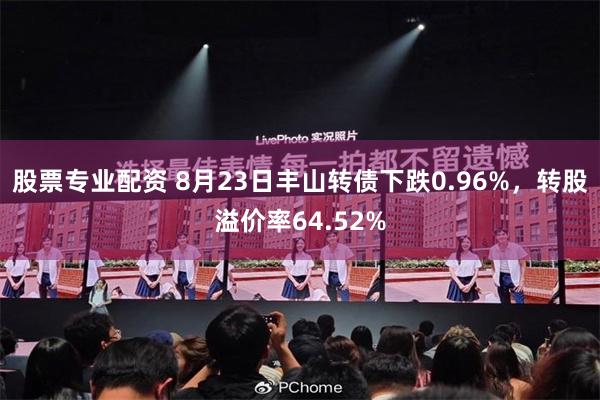 股票专业配资 8月23日丰山转债下跌0.96%，转股溢价率64.52%