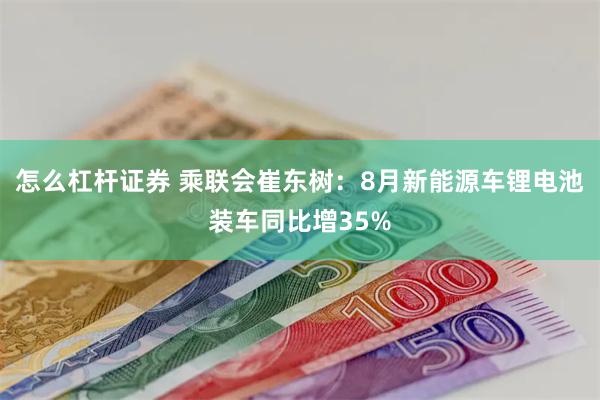 怎么杠杆证券 乘联会崔东树：8月新能源车锂电池装车同比增35%