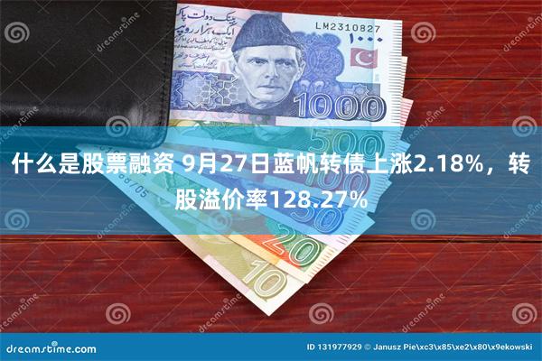 什么是股票融资 9月27日蓝帆转债上涨2.18%，转股溢价率128.27%